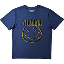 Nirvana - Blue Smiley - T-Shirt