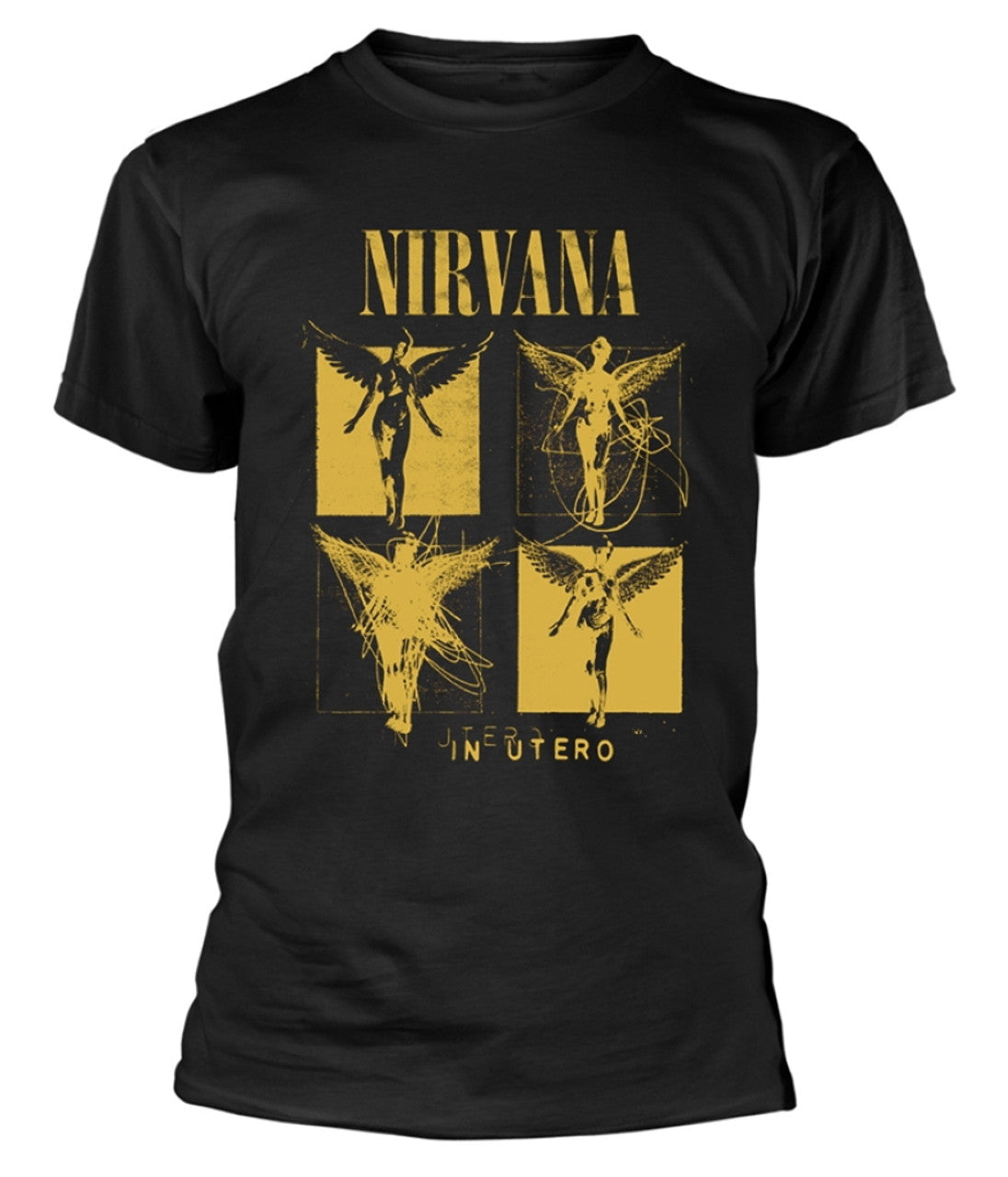 Nirvana - In Utero 4 Squares - T-Shirt