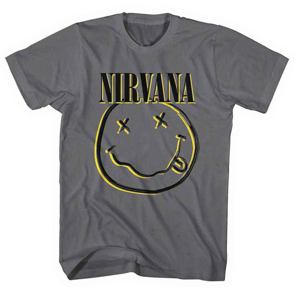 Nirvana - Inverted Smiley T-Shirt