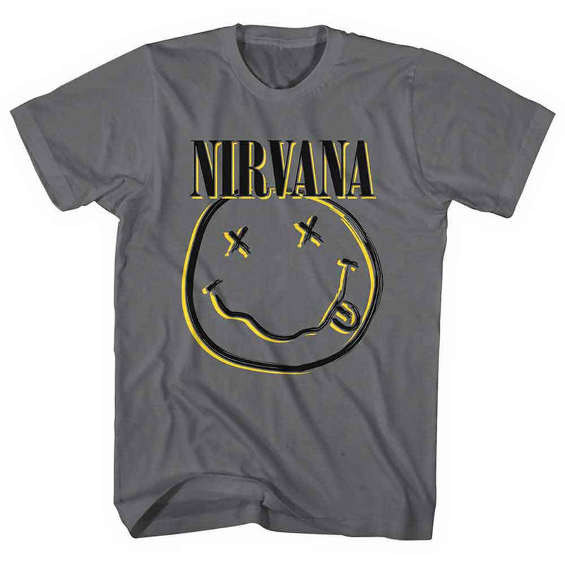 Nirvana - Inverted Smiley T-Shirt