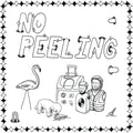 No Peeling - No Peeling (7") (New Vinyl)