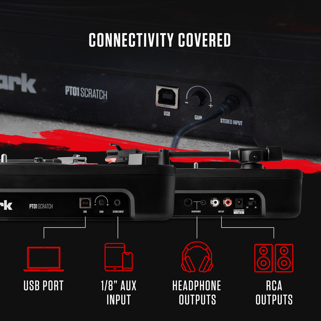 Numark PT01 Scratch - Portable DJ Turntable ***AVAILABLE IN STORE ONLY***