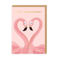 Ohh Deer Cards - Anniversary Flamingos