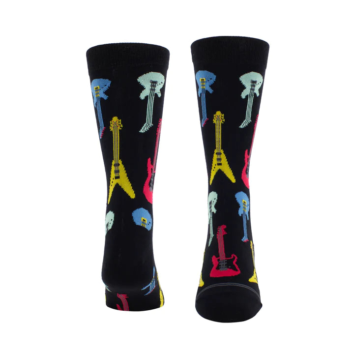 Perri Socks -ELECTRIC GUITARS CREW KNIT IN SOCKS - One Size