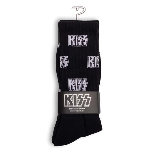Perri Socks - KISS ® ALL OVER LOGO CREW - One Size