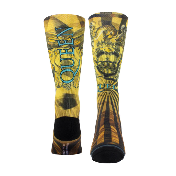 Perri Socks - QUEEN GOLD CREST SOCKS - One Size