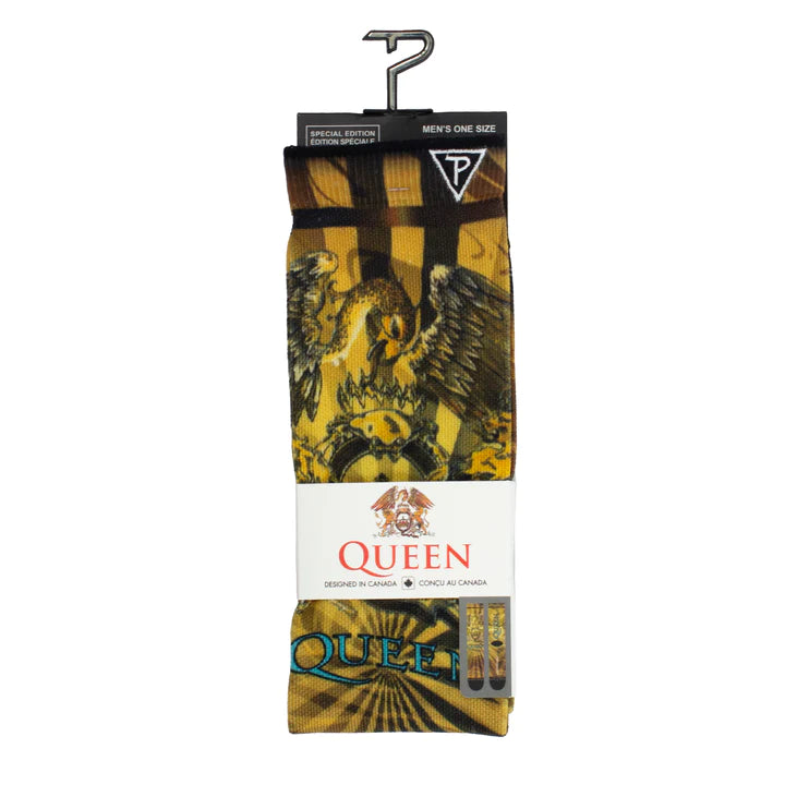 Perri Socks - QUEEN GOLD CREST SOCKS - One Size