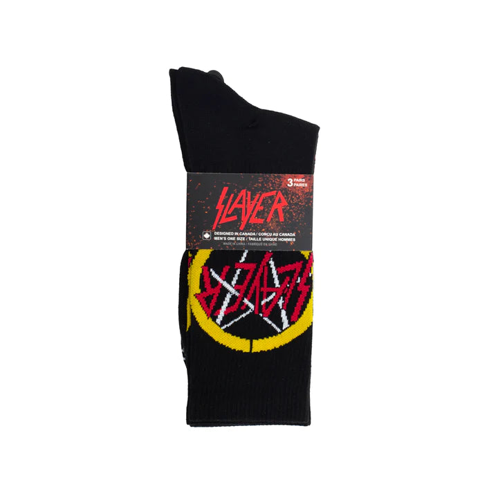 Perri Socks - SLAYER ASSORT. CREW, 3PAIR - One Size