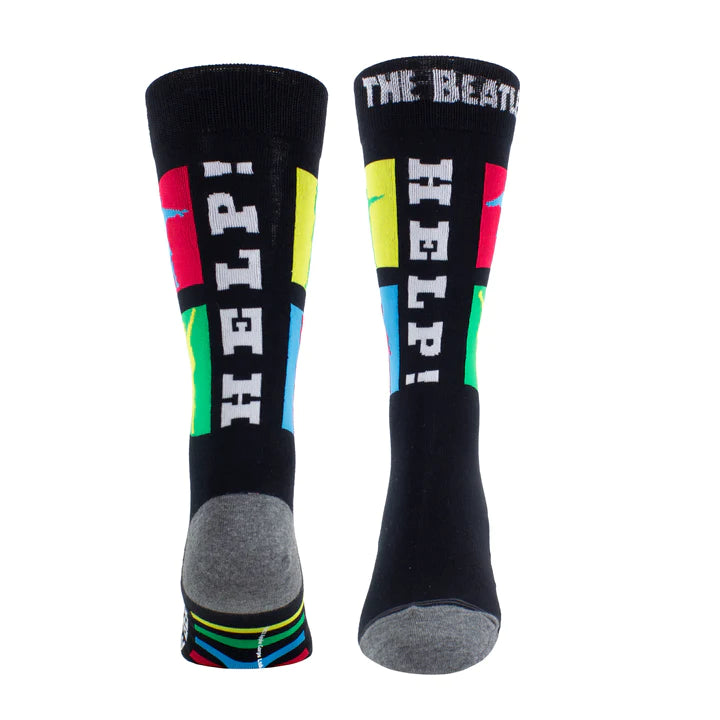 Perri Socks - THE BEATLES HELP! BLOCKS SOCKS - One Size