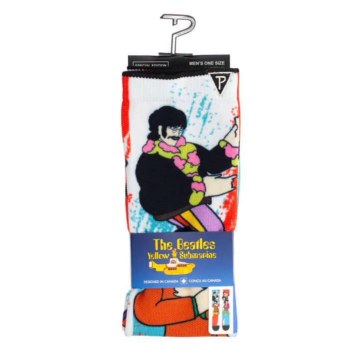 Perri Socks - THE BEATLES YELLOW SUBMARINE ACTION SOCKS - One Size