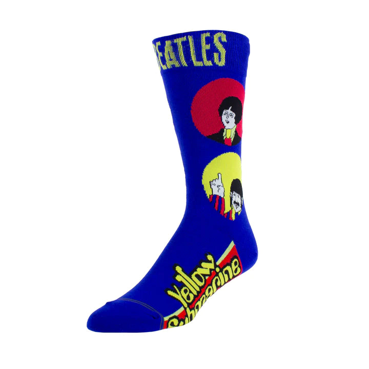 Perri Socks - THE BEATLES YELLOW SUBMARINE WINDOW FACES SOCKS - One Size
