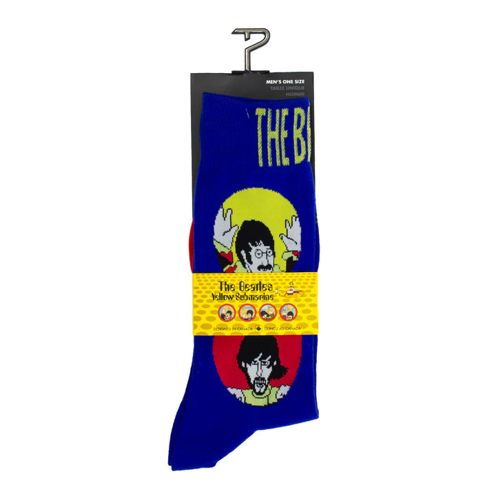 Perri Socks - THE BEATLES YELLOW SUBMARINE WINDOW FACES SOCKS - One Size