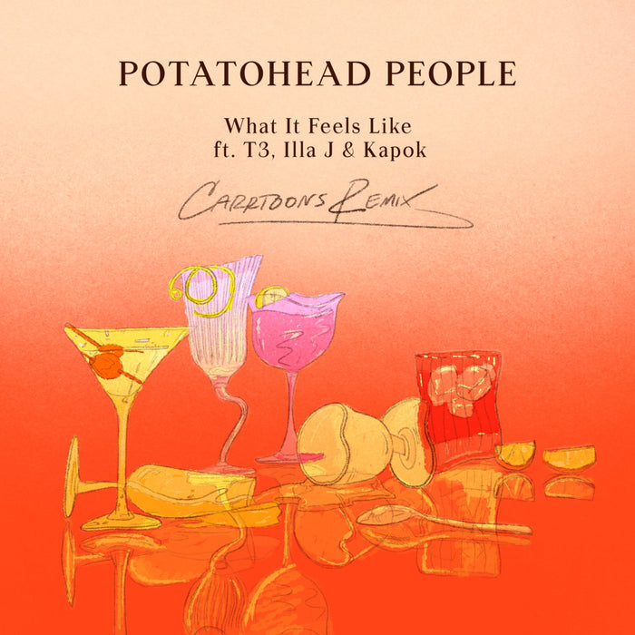 Potatohead People - What It Feels Like ft. T3, Illa J & Kapok (Carrtoons Remix) (7") (New Vinyl)