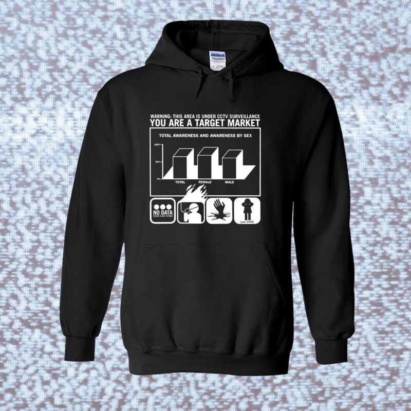 RADIOHEAD - TARGET MARKET - BLACK - HOODIE