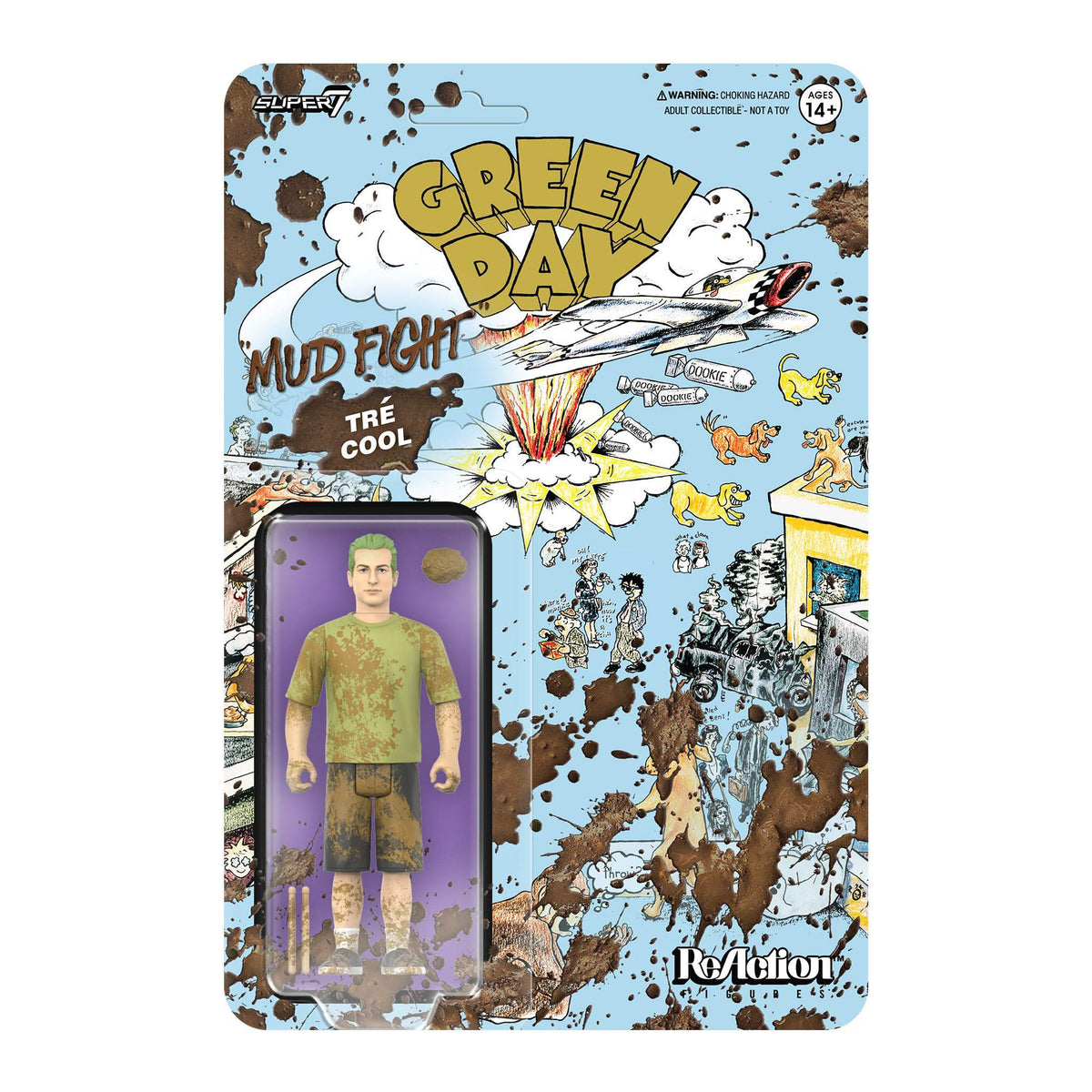 Super7 - Green Day Mud Fight - Tre Cool