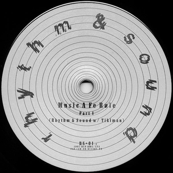 Rhythm & Sound ft. Paul St. Hilaire - Music A Fe Rule Part 1 (New Vinyl)