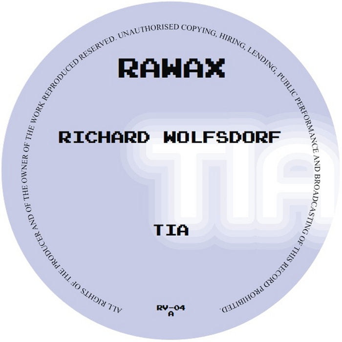 Richard Wolfsdorf (Ricardo Villalobos) - TIA (New Vinyl)