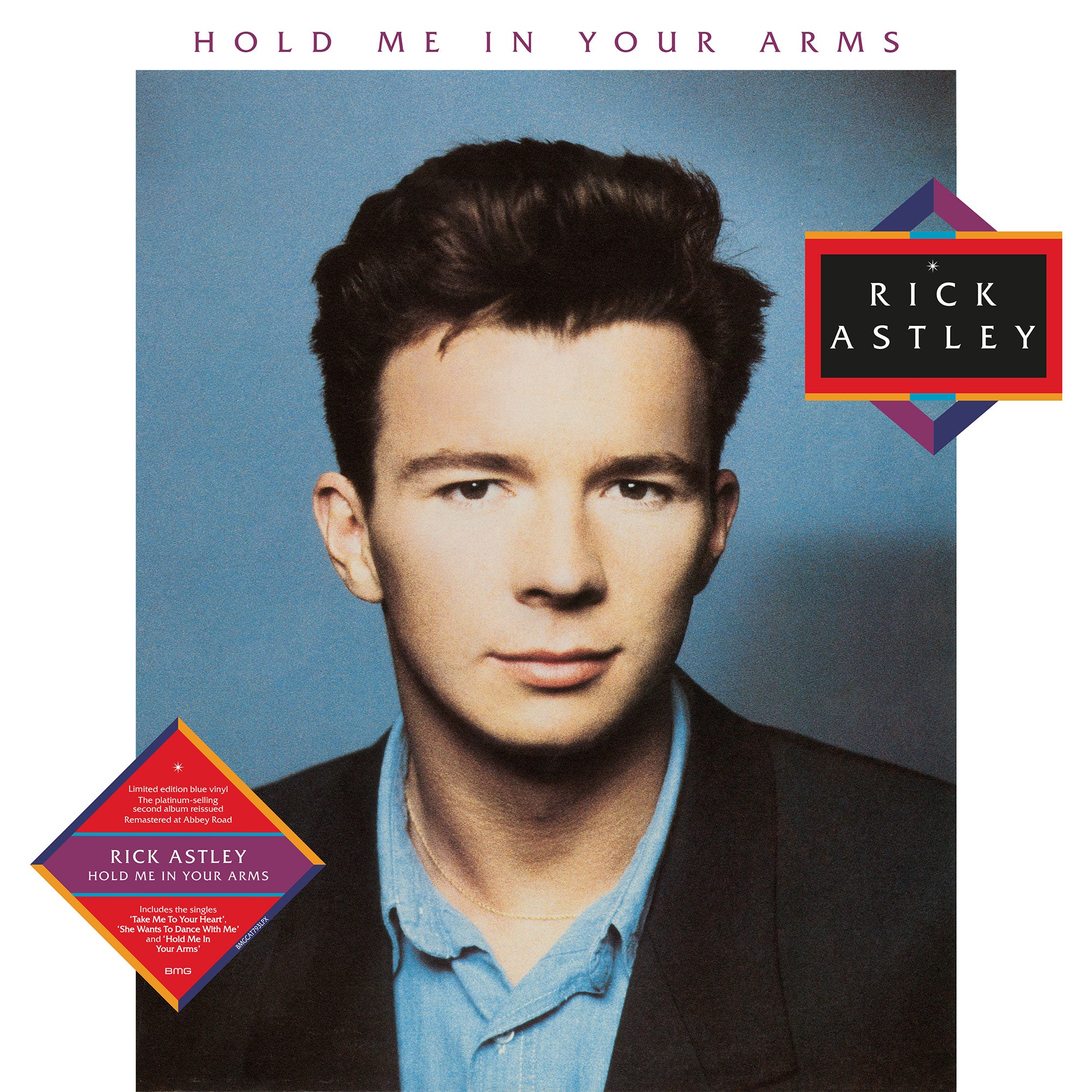 Rick Astley - Hold Me In Your Arms (Limited Edition Blue Vinyl/2023 Remaster) (New Vinyl)