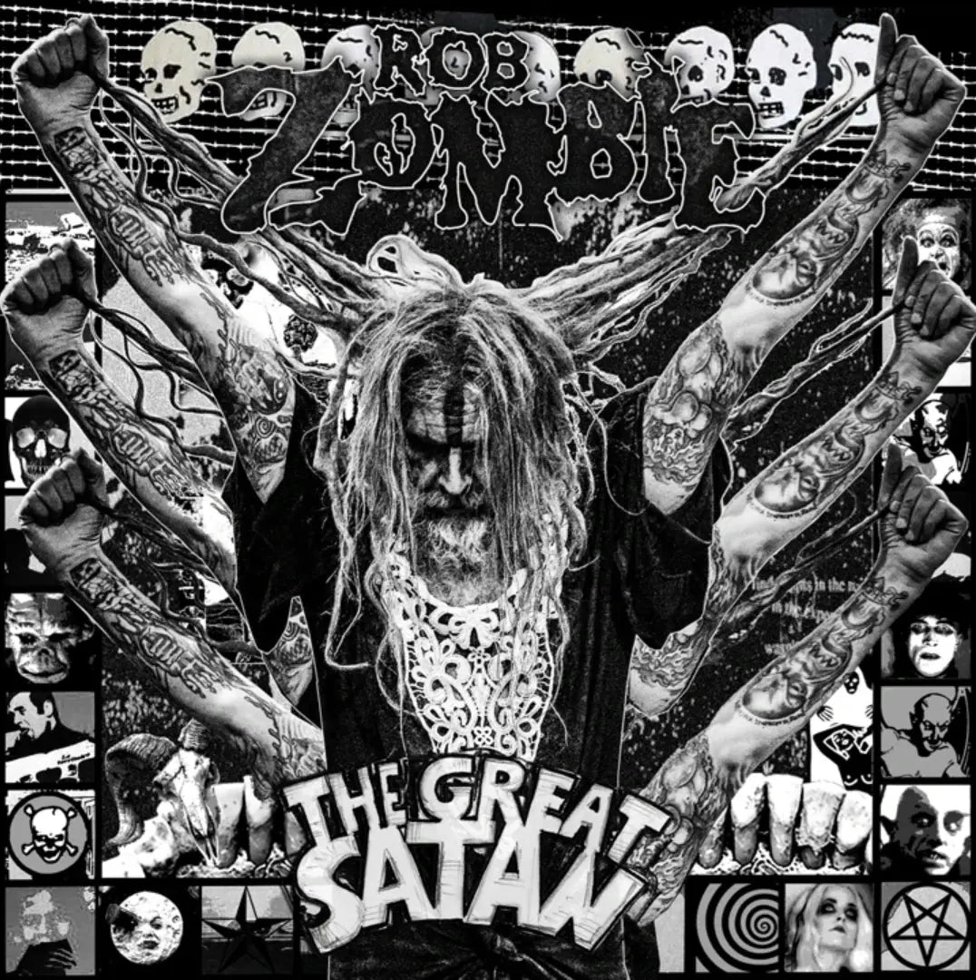 Rob Zombie - The Great Satan (Indie Exclusive Black & White Swirl) (New Vinyl)