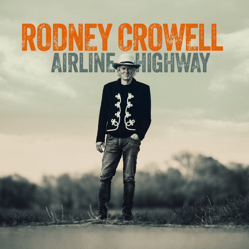 Rodney Crowell - Airline Highway (Signed Cover) (Opaque Blue Vinyl) (New Vinyl)
