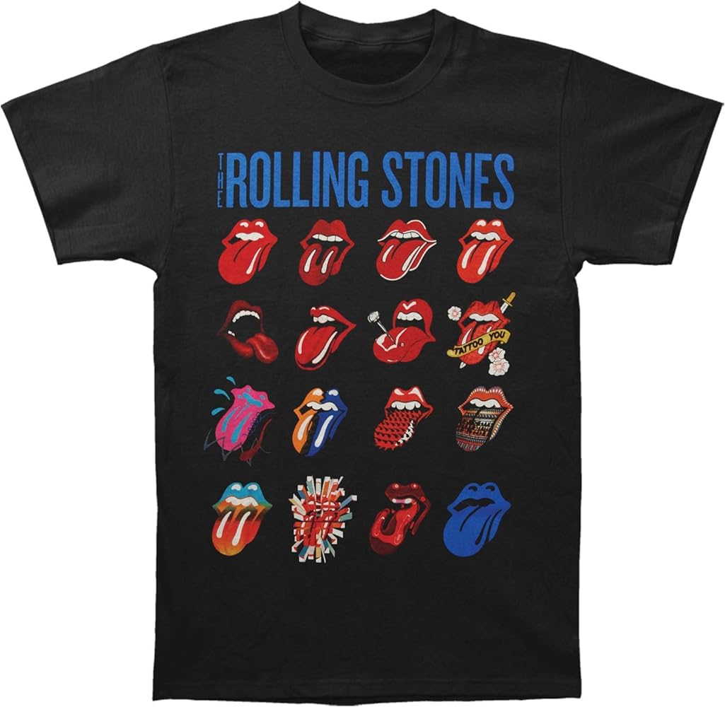 Rolling Stones - Logo Evolution - T-Shirt