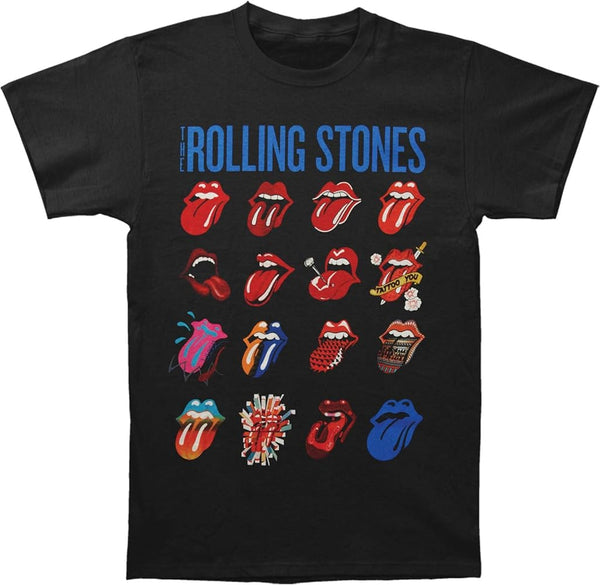 Rolling Stones - Logo Evolution - T-Shirt