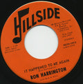 Ron Harrington - It Happened To Me Again/Because You're Mine 7" (New Vinyl)