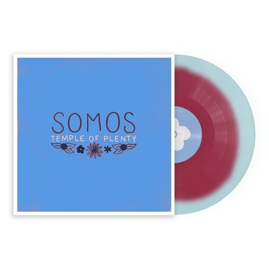 Somos - Temple Of Plenty (Red & Sea Glass Blue Splash Vinyl) (New Vinyl)