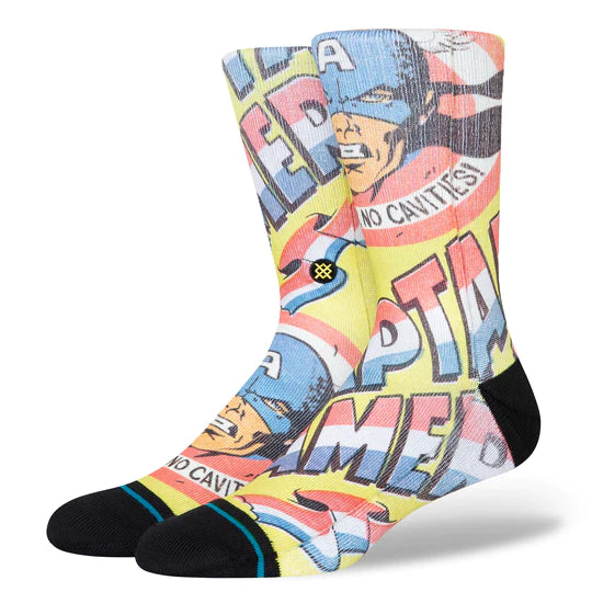 STANCE - Captain America "No Cavities" Socks