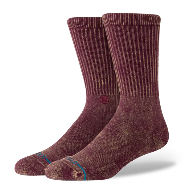 STANCE - Icon Dyed Crew Socks - Fig