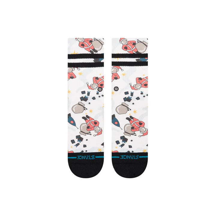 STANCE - Kid's Size Space Claus Crew Socks