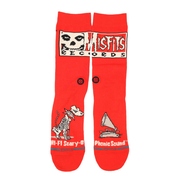 STANCE - MISFITS Red Crew Socks