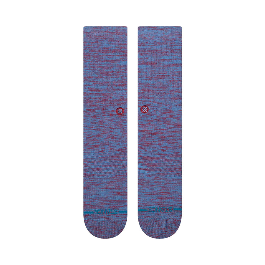 STANCE - Marled Crew Socks - Capri Blue