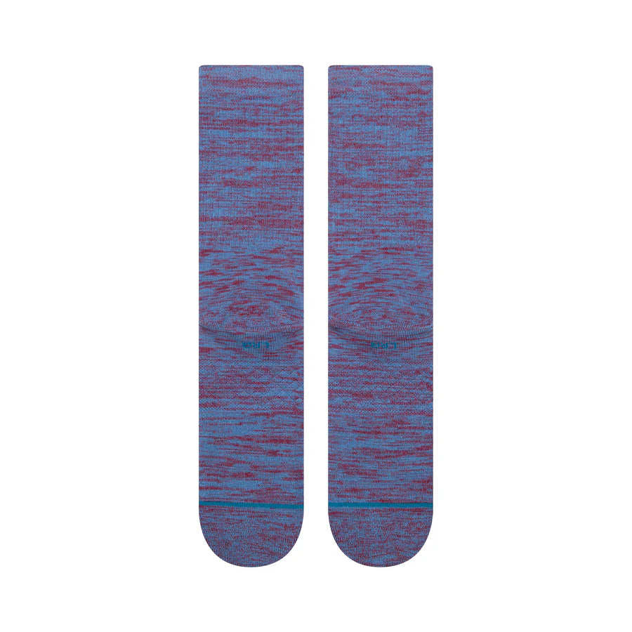 STANCE - Marled Crew Socks - Capri Blue