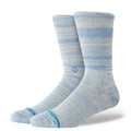 STANCE - Marled Crew Socks - Grey/Blue