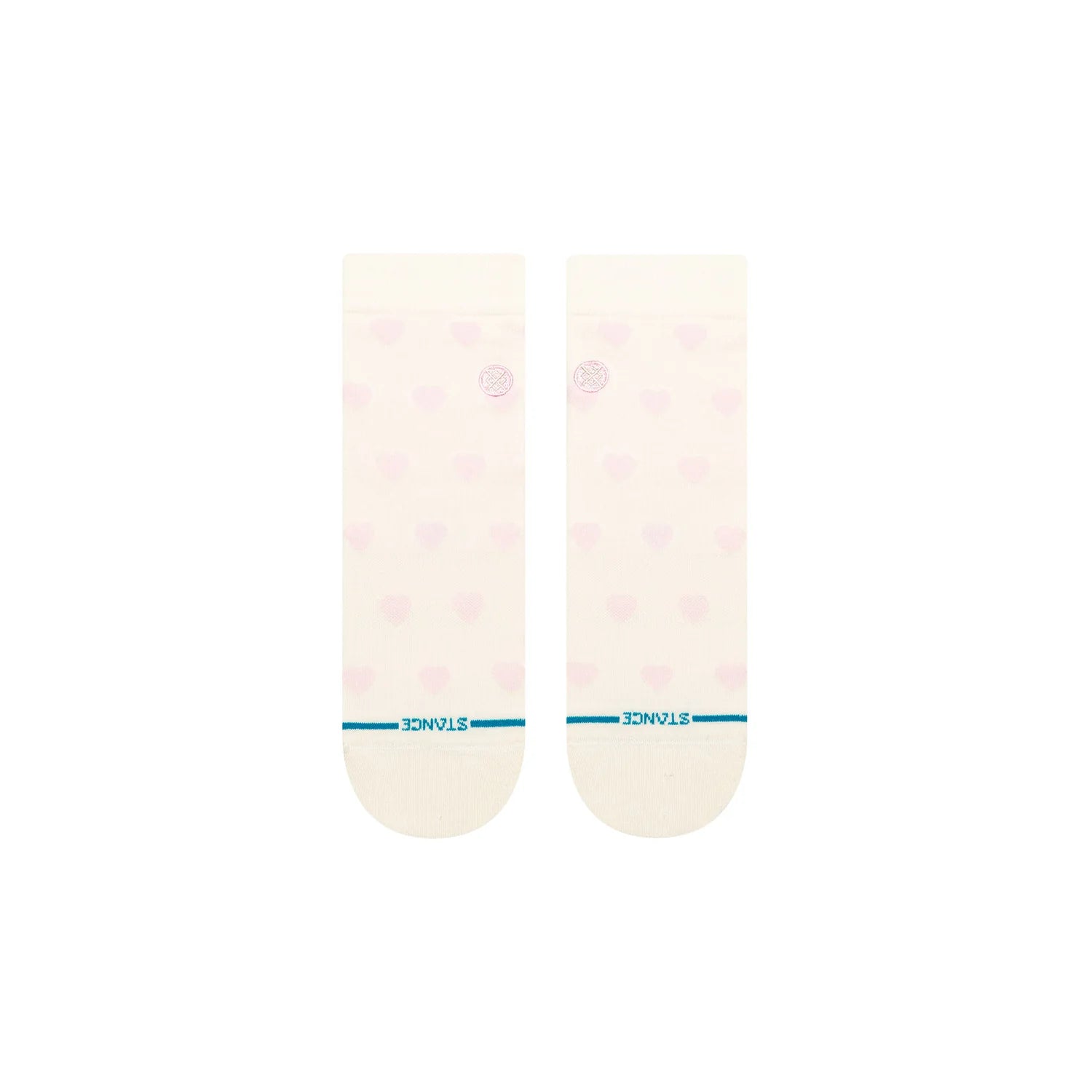 STANCE - Women's Hearts Lowrider Socks - Ivory