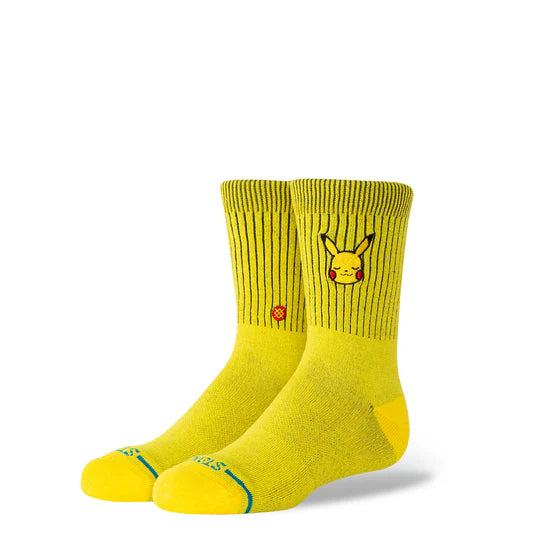 STANCE X Pokemon - Kid's Size Pikachu Crew Socks