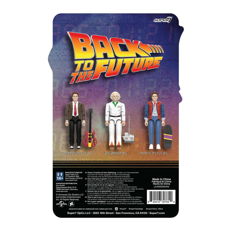 SUPER7 - Back To The Future Marty McFly 1985 ReAction Figure