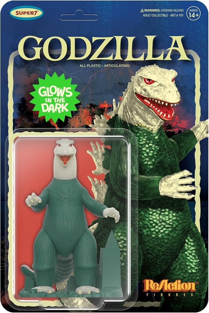 SUPER7 - Godzilla Toho ReAction Figure - Glow In The Dark