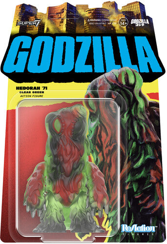 SUPER7 - Godzilla Toho ReAction Figure - Hedorah 71' (Clear Green)