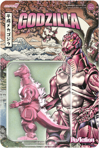 SUPER7 - Godzilla Toho ReAction Figure - Mechagodzilla '93 (Cherry Blossom Festival)