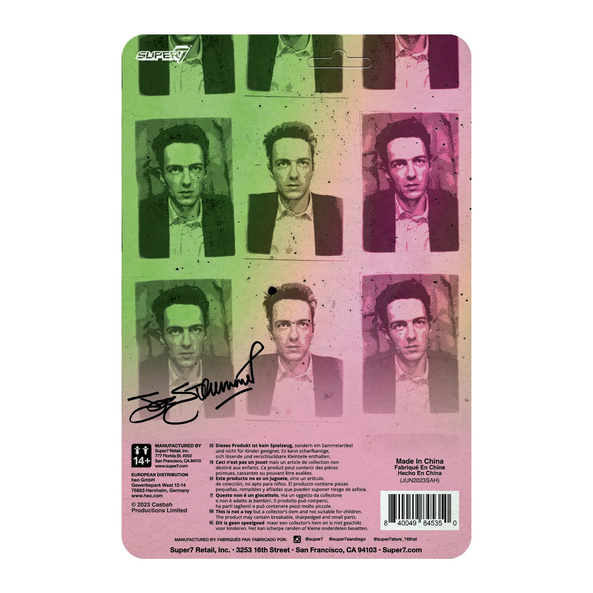 SUPER7 - Joe Strummer ReAction Figure Joe Strummer (London Calling)