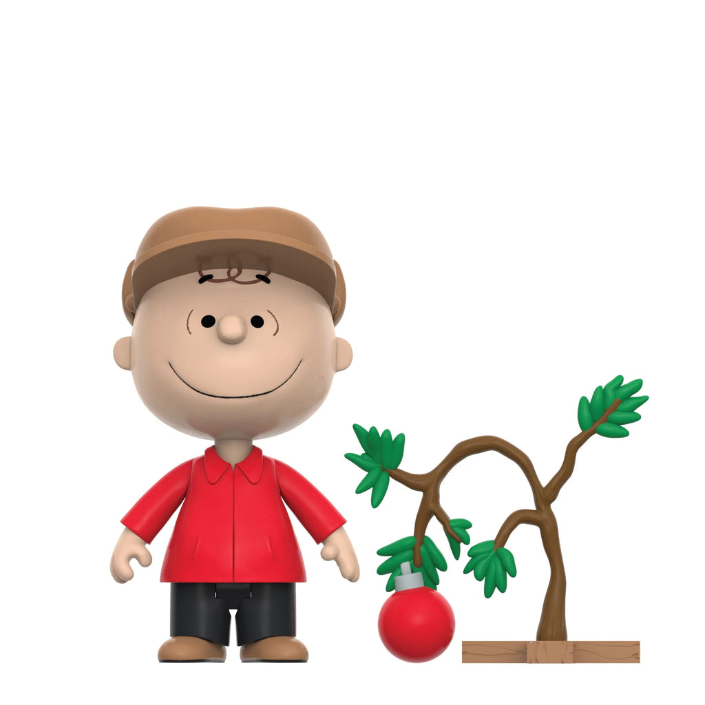 SUPER7 - Peanuts ReAction - Wave 6 Holiday Box Set - Charlie Brown & Linus & Sad Tree