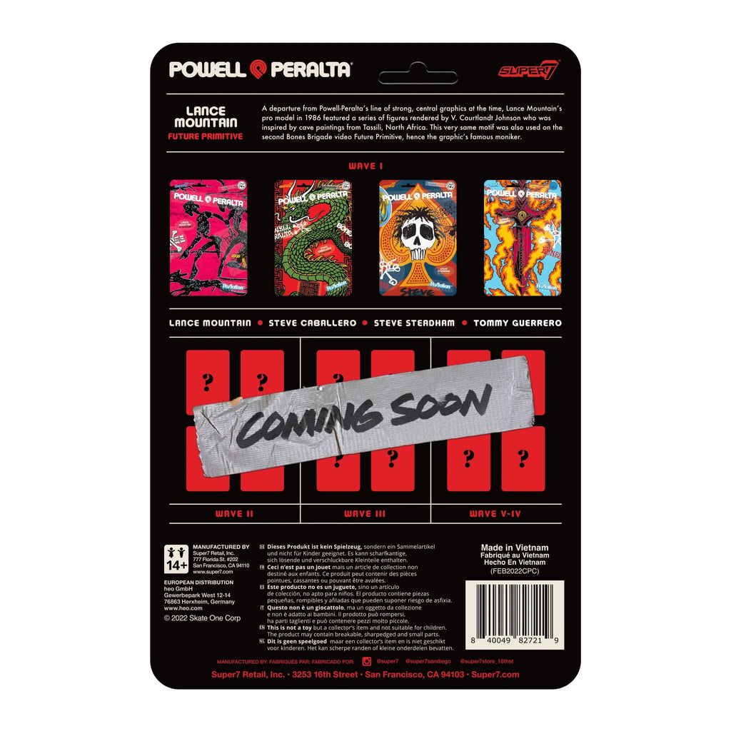 SUPER7 - Powell & Peralta ReAction Figure Wave 1 - Lance Mountain