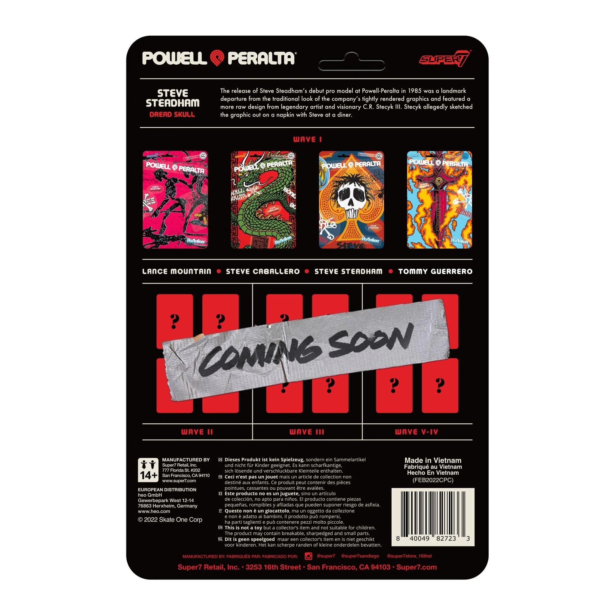SUPER7 - Powell & Peralta ReAction Figure Wave 1 - Steve Steadham