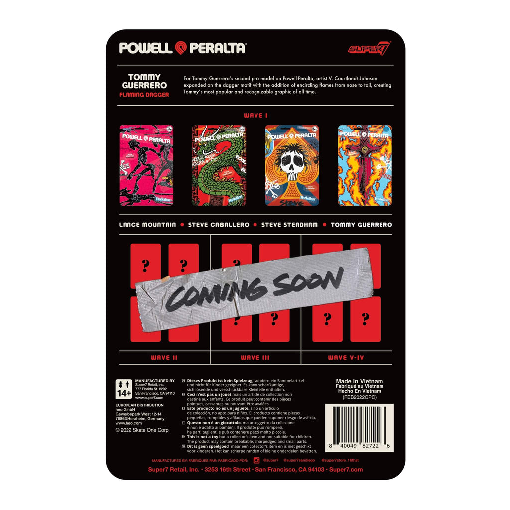 SUPER7 - Powell & Peralta ReAction Figure Wave 1 - Tommy Guerrero