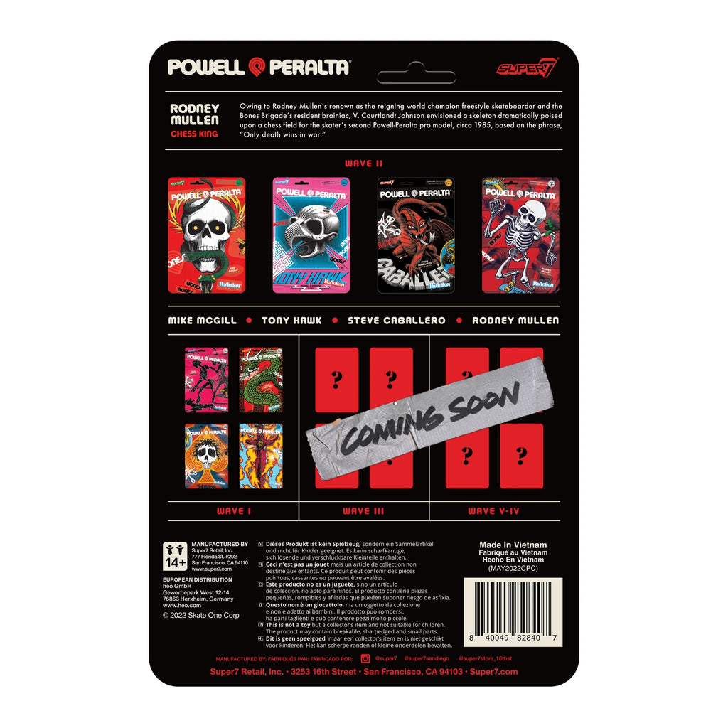 SUPER7 - Powell & Peralta ReAction Figure Wave 2 - Rodney Mullen