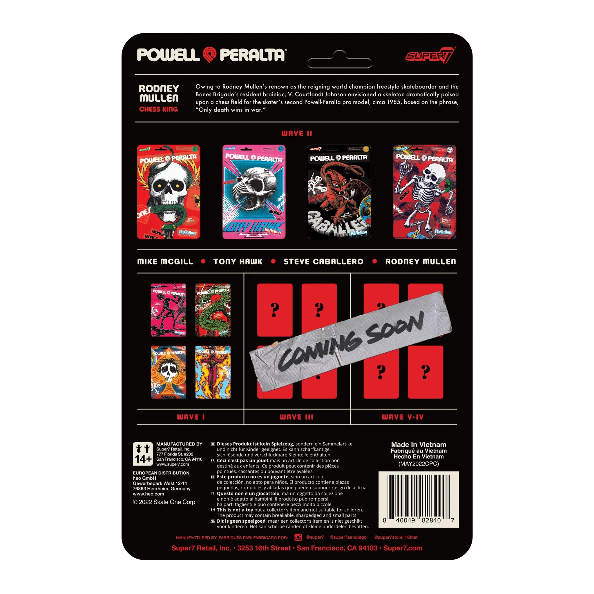 SUPER7 - Powell & Peralta ReAction Figure Wave 2 - Rodney Mullen