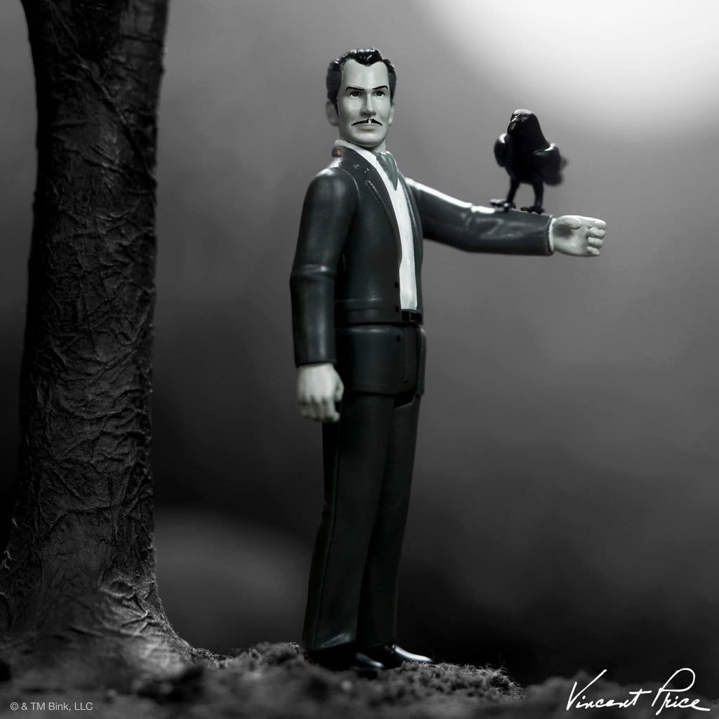 SUPER7 - Vincent Price ReAction Figure Vincent Price (Grayscale)