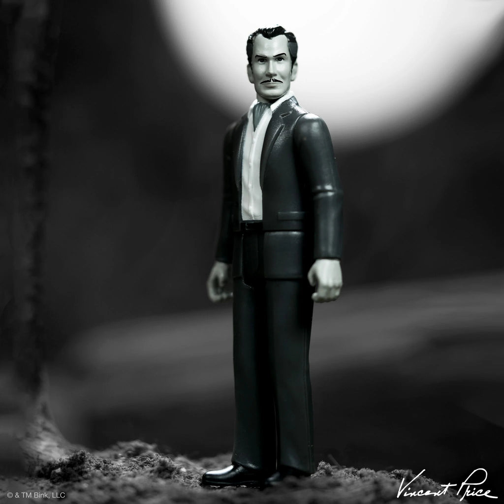 SUPER7 - Vincent Price ReAction Figure Vincent Price (Grayscale)